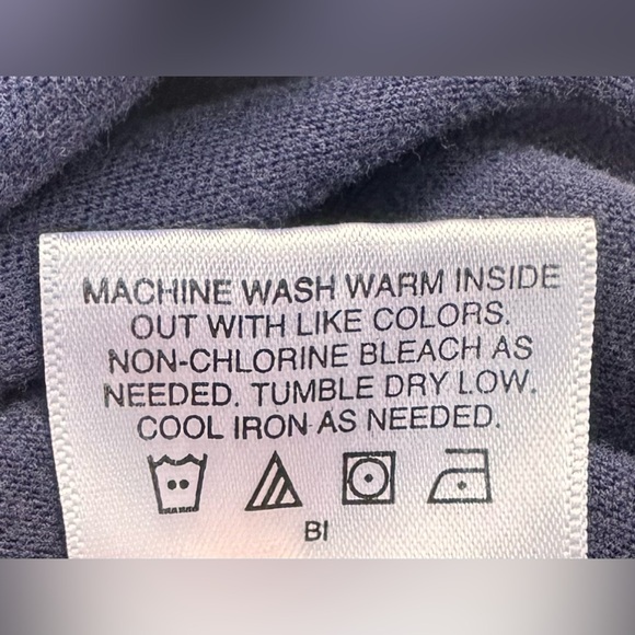 189. Kids Hanna Andersson Navy Blue Collared Short Sleeve T-Shirt - Picture 12 of 13